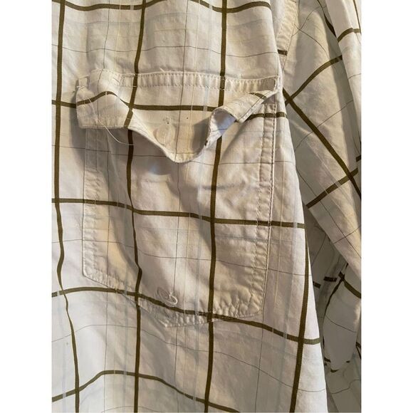 Roper Men's White Long Sleeve Collared Polo Shirt Size M - Picture 2 of 11